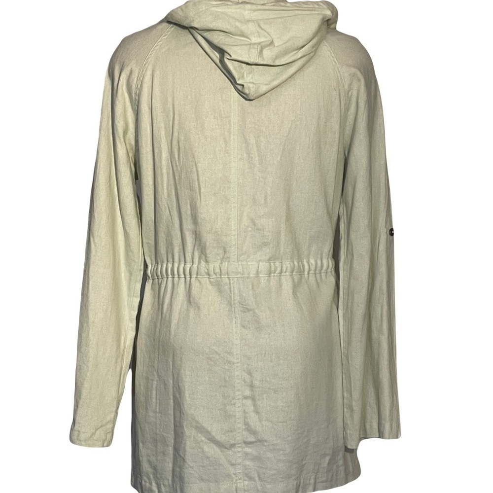 Love Tree light weight pale green jacket size small linen/viscose - Picture 2 of 7